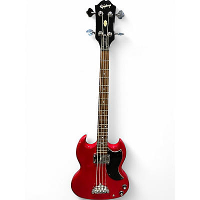 Used Epiphone SG E1 Cherry Electric Bass Guitar