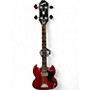 Used Epiphone SG E1 Cherry Electric Bass Guitar Cherry