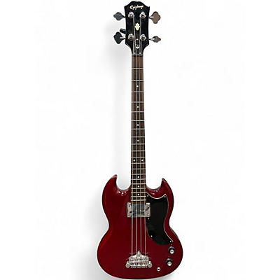 Used Epiphone SG EB-0 Cherry Electric Bass Guitar