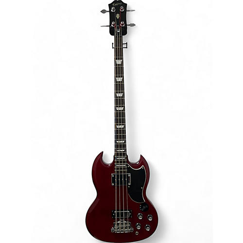 Epiphone Used Epiphone SG EB-3 Cherry Electric Bass Guitar Cherry