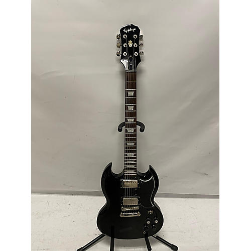 Epiphone Used Epiphone SG Ebony Solid Body Electric Guitar Ebony