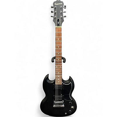 Used Epiphone SG Flat Black Solid Body Electric Guitar