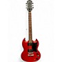 Used Epiphone SG Flat Red Solid Body Electric Guitar Flat Red