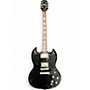 Used Epiphone SG G400 Black Solid Body Electric Guitar Black