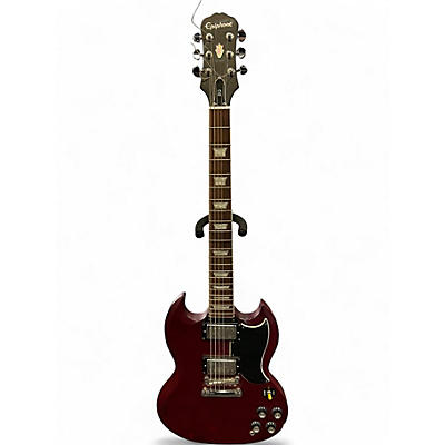 Used Epiphone SG G400 Cherry Solid Body Electric Guitar