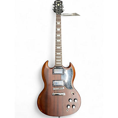 Used Epiphone SG G400 Worn Brown Solid Body Electric Guitar