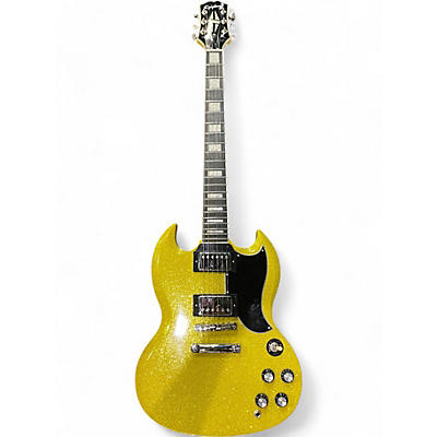 Epiphone Used Epiphone SG Gold Sparkle Solid Body Electric Guitar