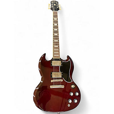 Used Epiphone SG INDY EXCLUSIVE Wine Red Solid Body Electric Guitar