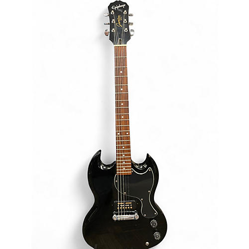 Used Epiphone SG Junior Black Solid Body Electric Guitar Black