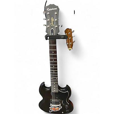 Used Epiphone SG Junior Black Solid Body Electric Guitar