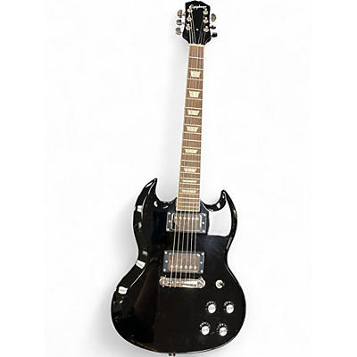 Used Epiphone SG Junior Black Solid Body Electric Guitar