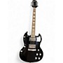 Used Epiphone SG Junior Black Solid Body Electric Guitar Black
