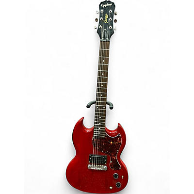Used Epiphone SG Junior Cherry Solid Body Electric Guitar