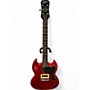 Used Epiphone SG Junior RED Solid Body Electric Guitar RED