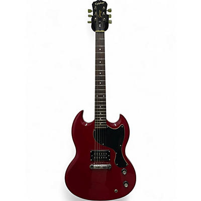 Used Epiphone SG Junior Red Solid Body Electric Guitar