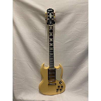 Epiphone Used Epiphone SG LES PUAL CUSTOM G400 Cream Solid Body Electric Guitar