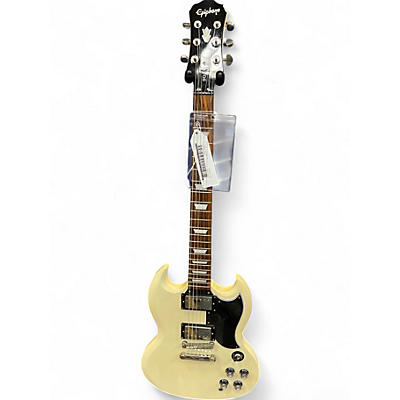 Used Epiphone SG LIMITED EDITION CUSTOM SHOP Alpine White Solid Body Electric Guitar