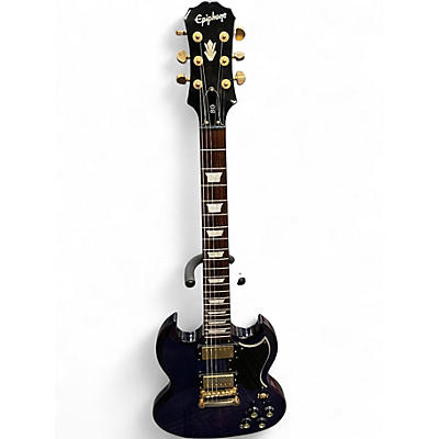 Used Epiphone SG LIMITED EDITION Purple Solid Body Electric Guitar