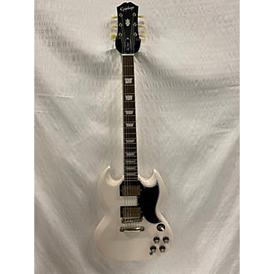 Epiphone Used Epiphone SG Les Paul White Solid Body Electric Guitar