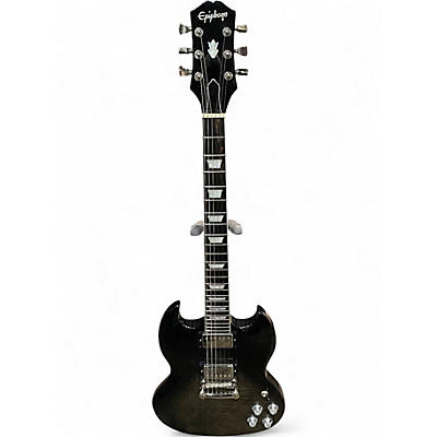Used Epiphone SG MODERN FIGURED TRANS BLACK FADE Solid Body Electric Guitar