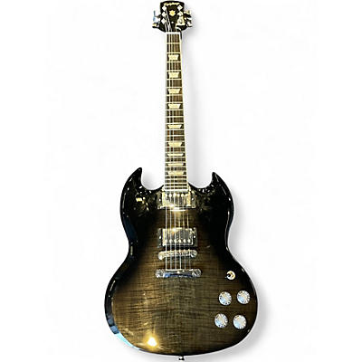 Used Epiphone SG MODERN FIGURED TRANS BLACK FADE Solid Body Electric Guitar
