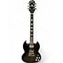 Used Epiphone SG MODERN FIGURED Trans Black Solid Body Electric Guitar Trans Black