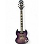Used Epiphone SG MODERN FIGURED Trans Purple Solid Body Electric Guitar Trans Purple