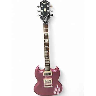 Used Epiphone SG MUSE METALLIC PURPLE Solid Body Electric Guitar