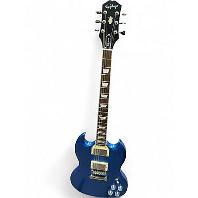 Used Epiphone SG MUSE Metallic Blue Solid Body Electric Guitar