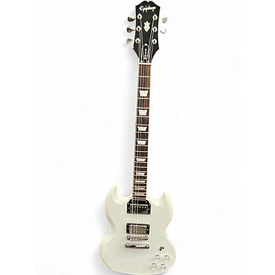 Used Epiphone SG MUSE Pearl White Solid Body Electric Guitar
