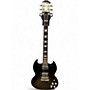 Used Epiphone SG Modern Figured Trans Black Solid Body Electric Guitar Trans Black