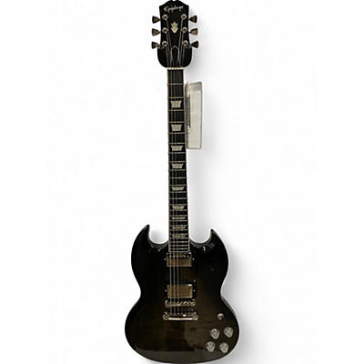 Epiphone Used Epiphone SG Modern Trans Black Solid Body Electric Guitar