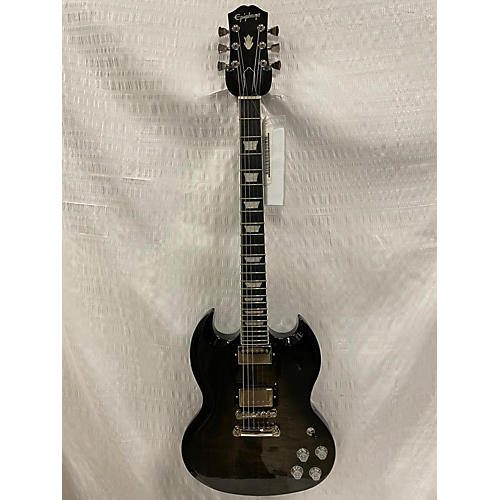 Epiphone Used Epiphone SG Modern Trans Black Solid Body Electric Guitar Trans Black