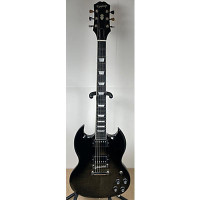 Epiphone Used Epiphone SG Modern Trans Black Solid Body Electric Guitar