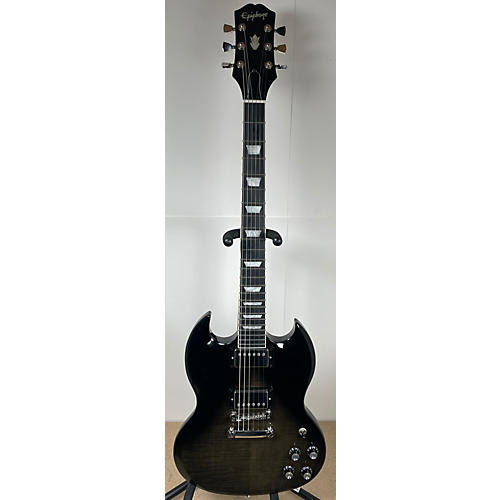 Epiphone Used Epiphone SG Modern Trans Black Solid Body Electric Guitar Trans Black