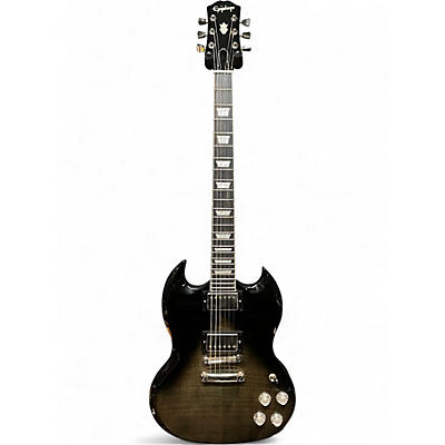 Used Epiphone SG Modern Trans Black Solid Body Electric Guitar