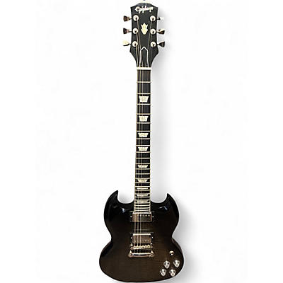 Used Epiphone SG Modern Trans Black Solid Body Electric Guitar