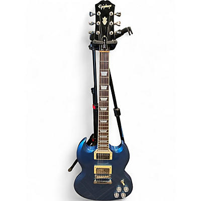 Used Epiphone SG Muse Blue Sapphire Solid Body Electric Guitar