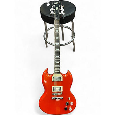 Used Epiphone SG Muse Metallic Orange Solid Body Electric Guitar
