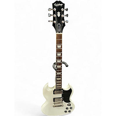 Used Epiphone SG Muse Pearl White Solid Body Electric Guitar