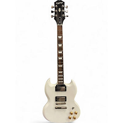 Used Epiphone SG Muse  Snow White Solid Body Electric Guitar
