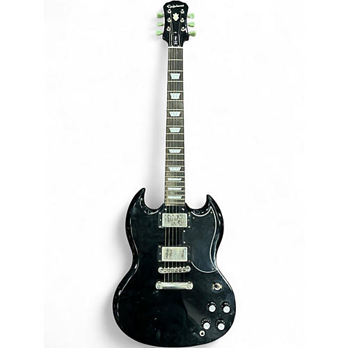 Used Epiphone SG Pro Black Solid Body Electric Guitar Black