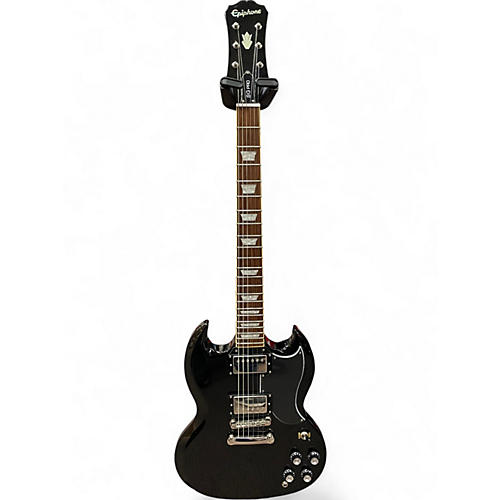 Used Epiphone SG Pro Black Solid Body Electric Guitar Black