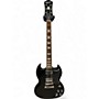 Used Epiphone SG Pro Black Solid Body Electric Guitar Black