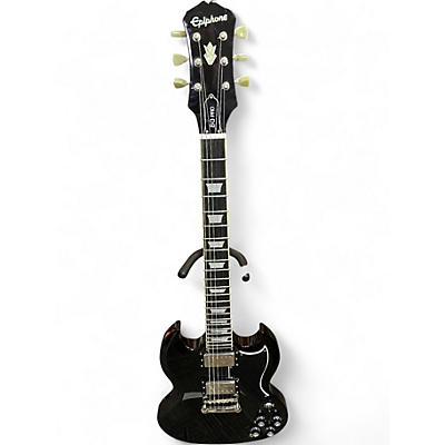Used Epiphone SG Pro Black Solid Body Electric Guitar