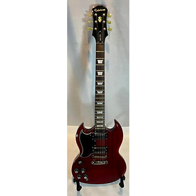 Epiphone Used Epiphone SG Pro Burgundy Solid Body Electric Guitar