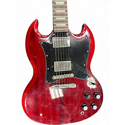Used Epiphone SG Pro Candy Apple Red Solid Body Electric Guitar