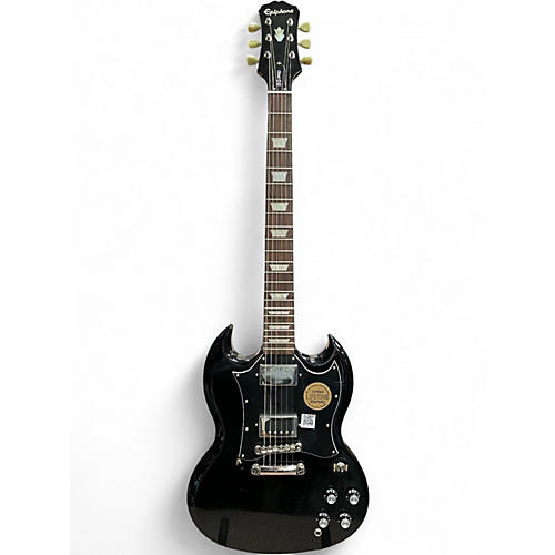Used Epiphone SG Pro Ebony Solid Body Electric Guitar Ebony