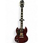 Used Epiphone SG Pro LEFTY Cherry Solid Body Electric Guitar Cherry