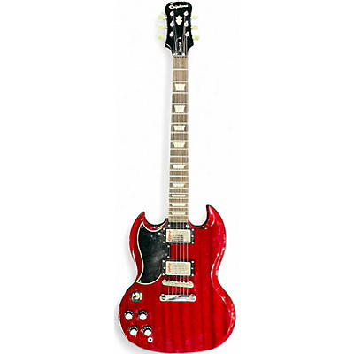 Used Epiphone SG Pro Left-Handed Cherry Electric Guitar